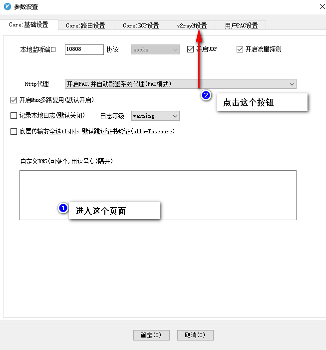 v2ray设置